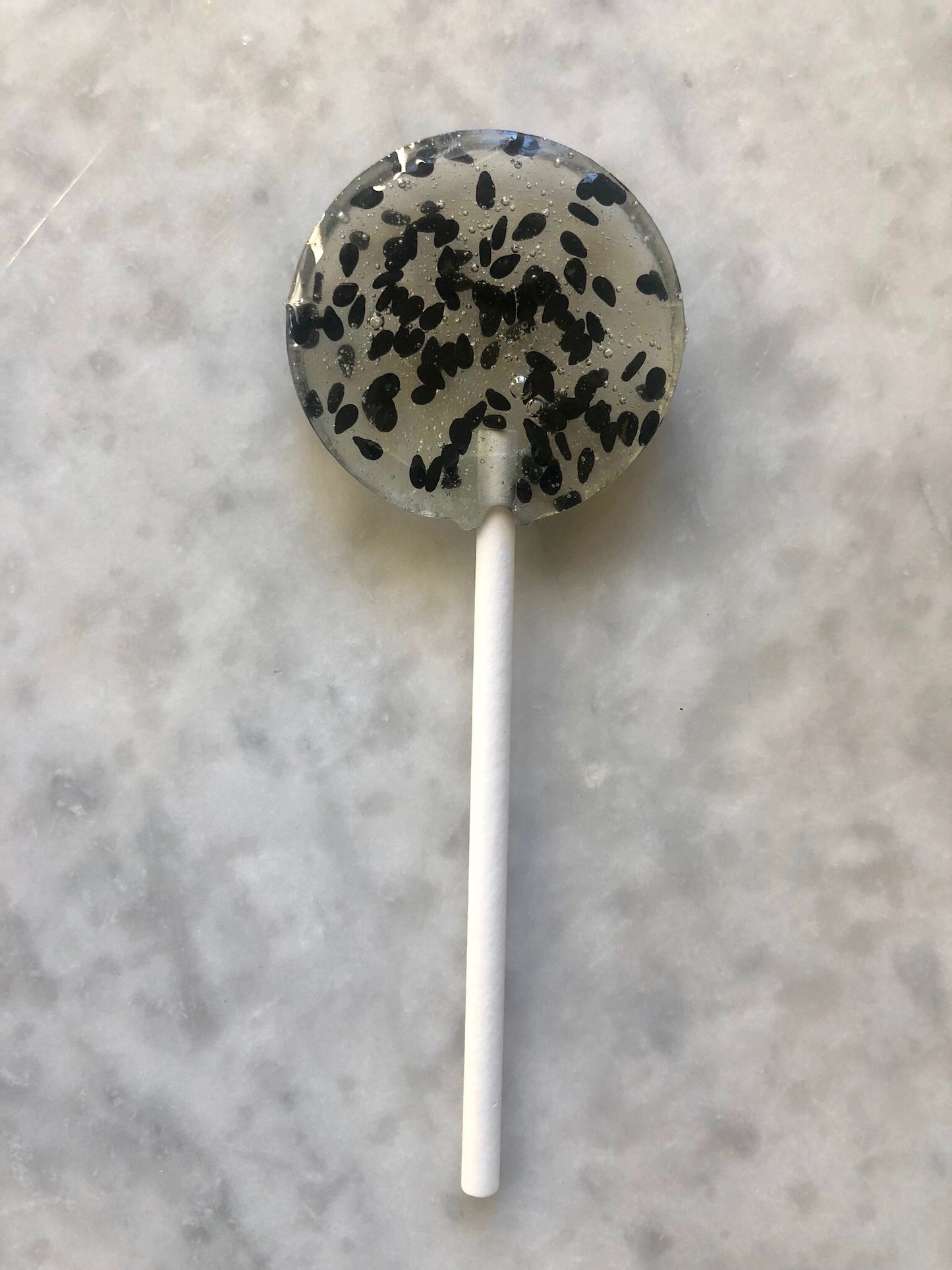 Coconut & Black Sesame Lollipop