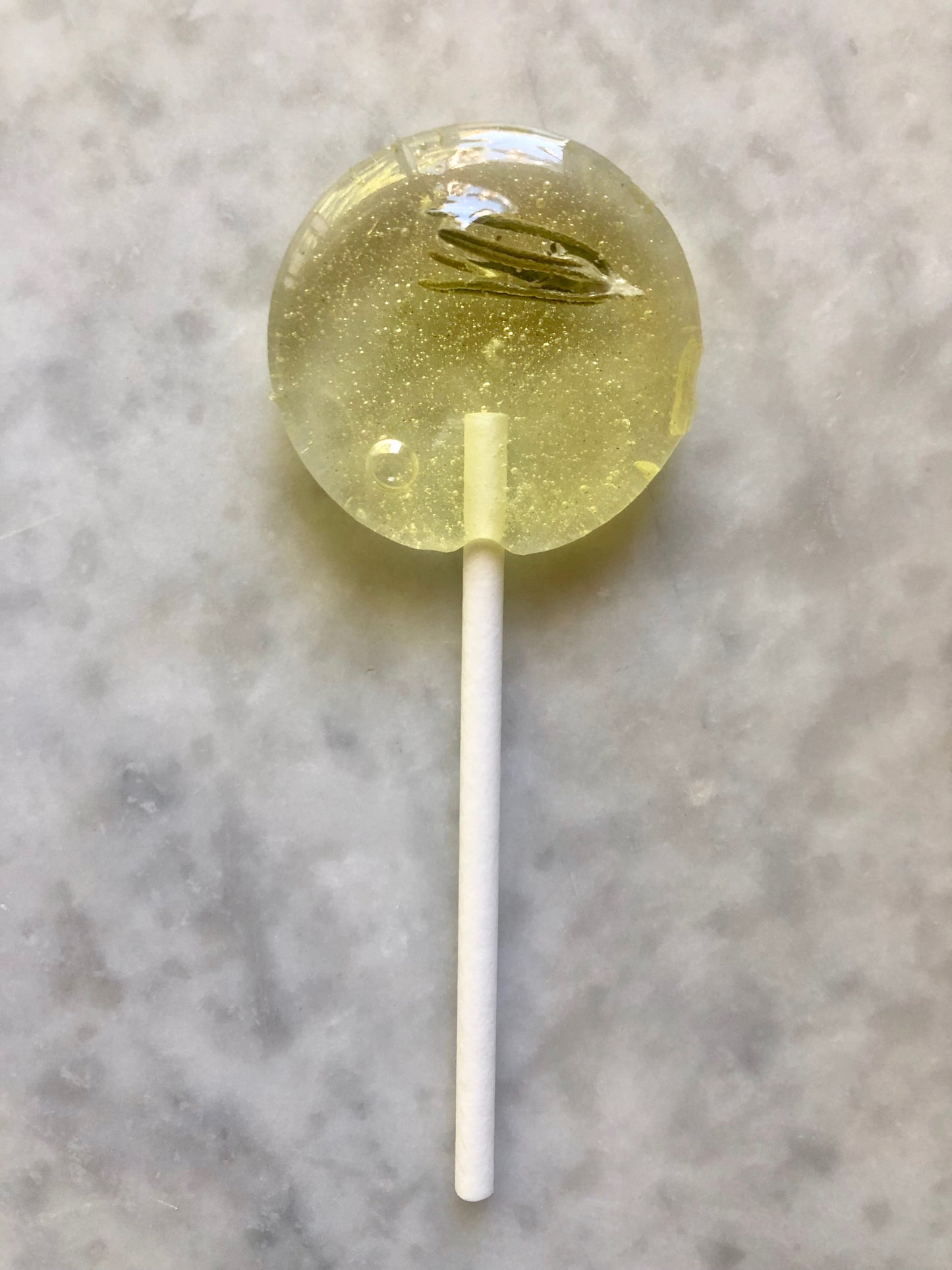 Pear & Rosemary Lollipop