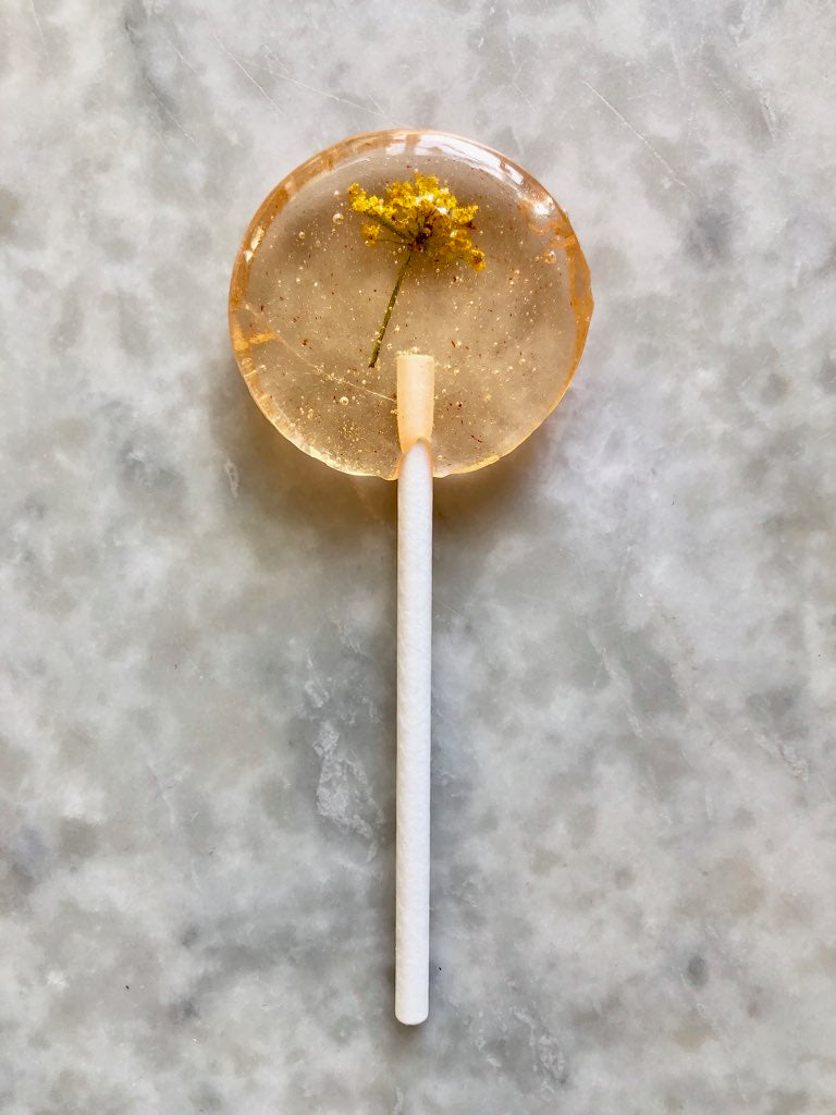 Orange Blossom & Fennel Floret Lollipoop