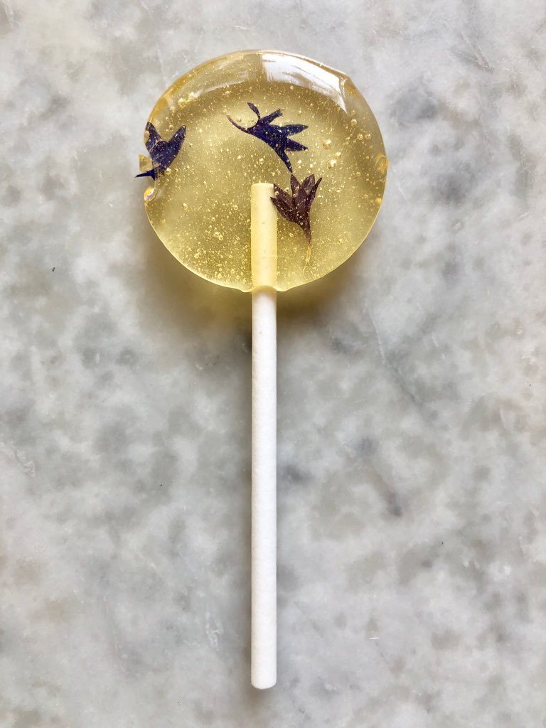 Elderflower & Cornflower Lollipop
