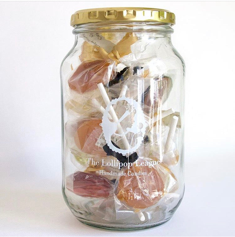 Large Lollipop Gift Jar with 15 Lollipops