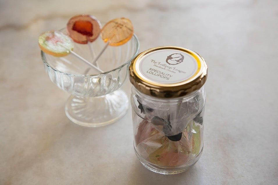 Small Lollipop Gift Jar with 5 lollipops